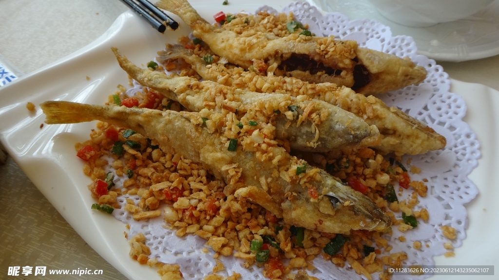 香煎小黄鱼