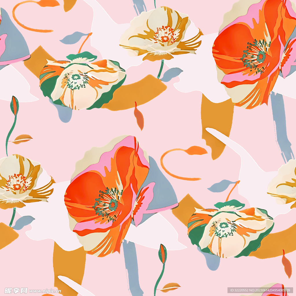 手绘花