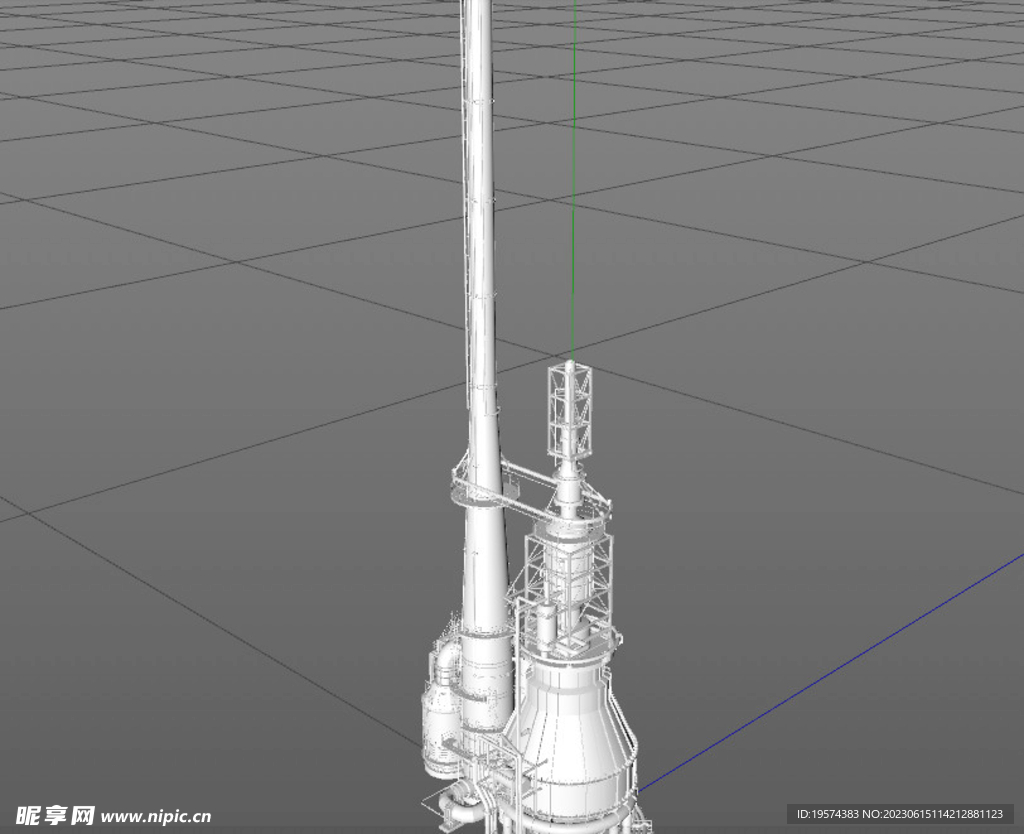  C4D模型   发电机