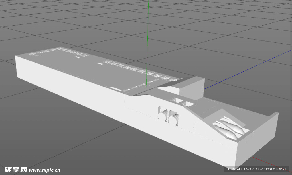  C4D模型 工厂设备 厂 