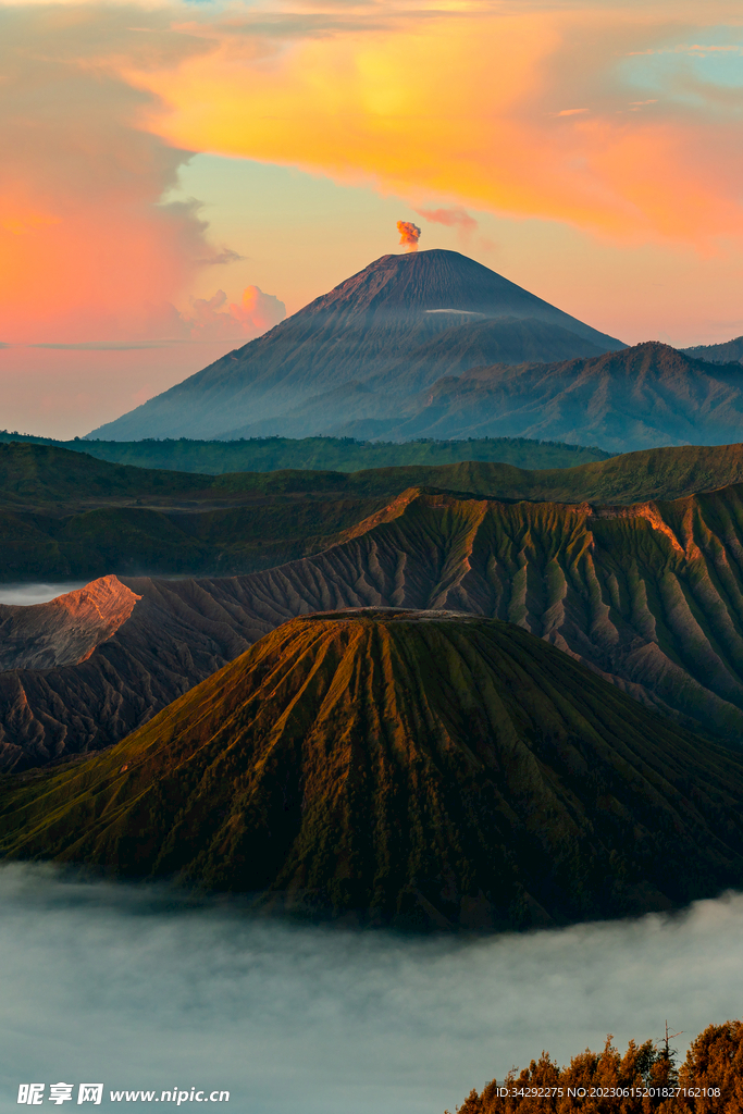 火山图片