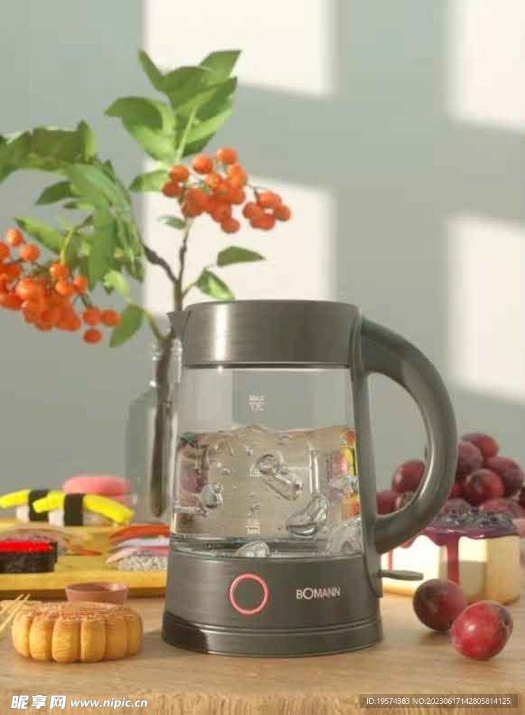 C4D模型烧水壶