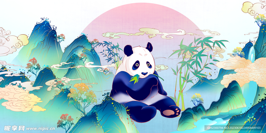 熊猫背景