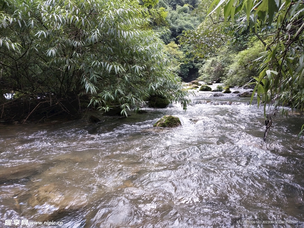 美丽山川河流 小瀑布小溪流