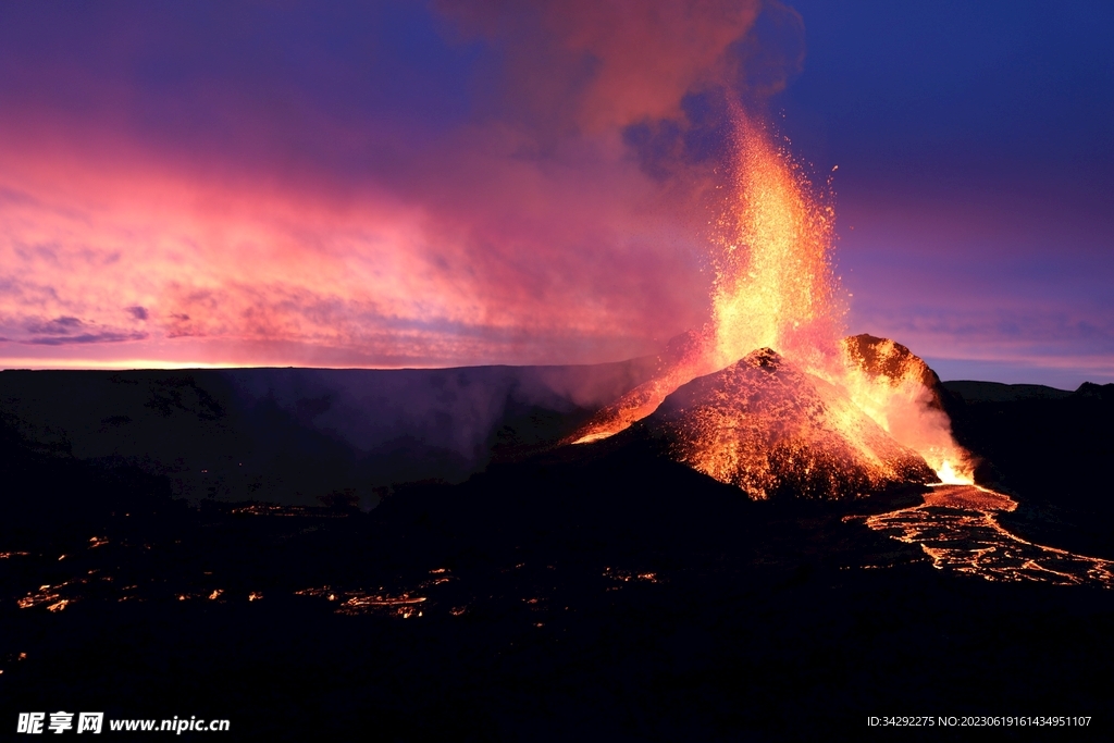 火山爆发