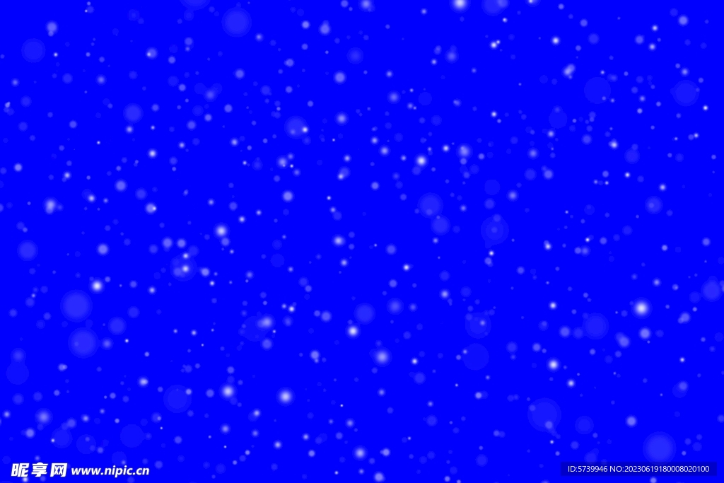 透明雪花粒子