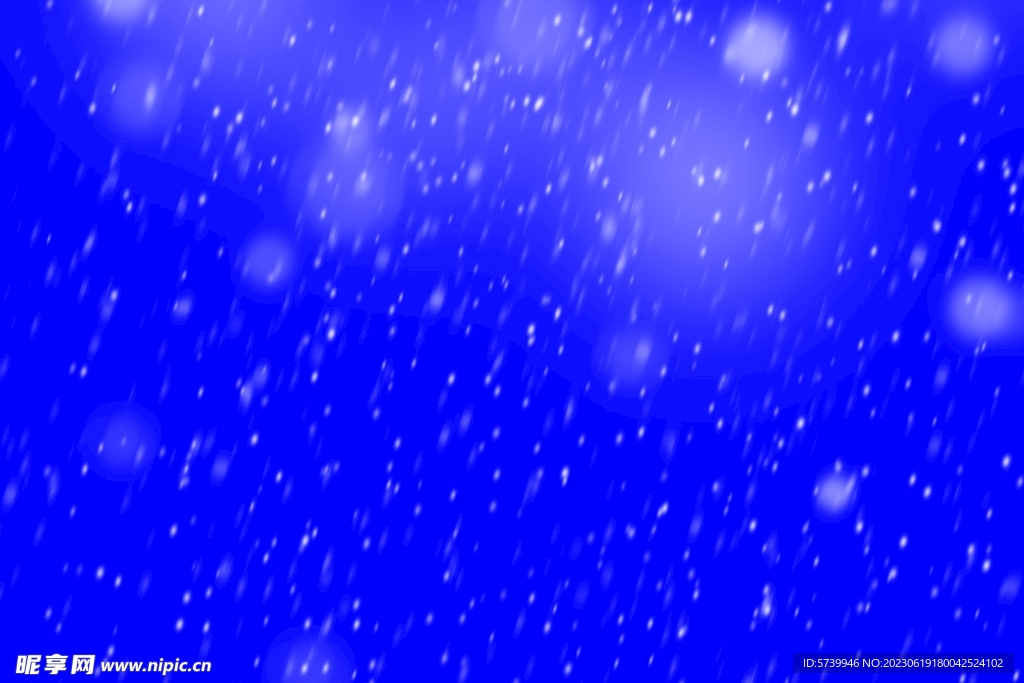 透明雪花粒子