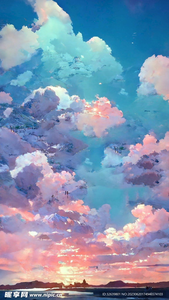 风景插画 