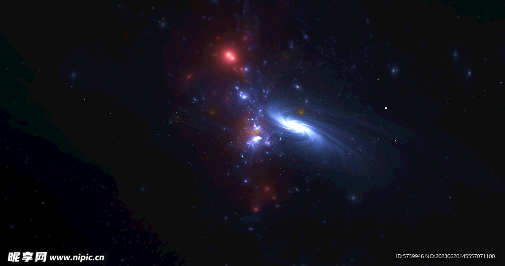 璀璨宇宙星空图片素材