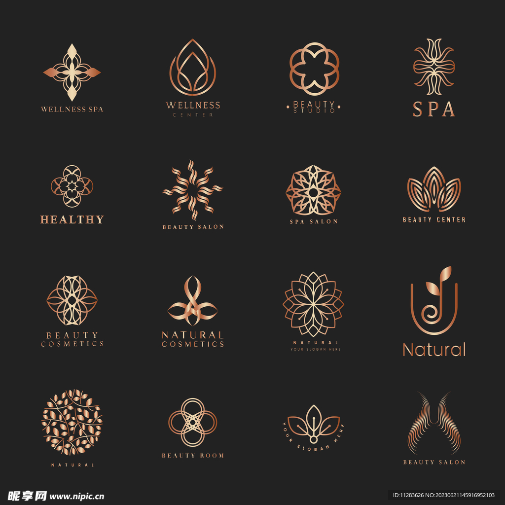 花卉logo