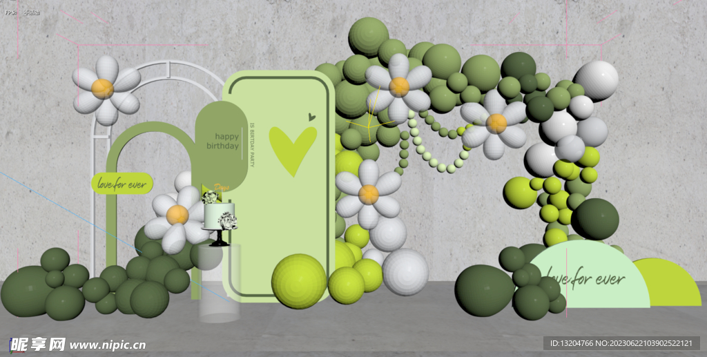 宝宝生日宴美陈