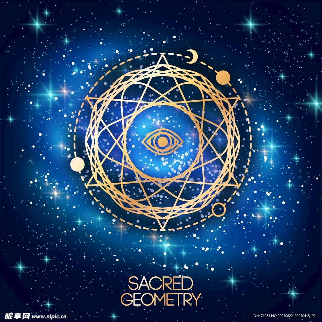 神秘星空背景 