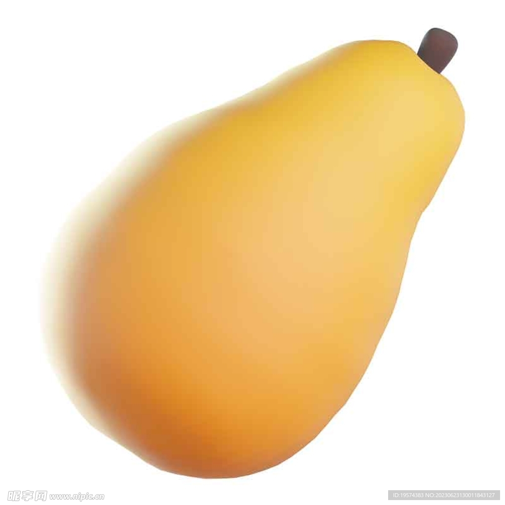 C4D模型 番木瓜
