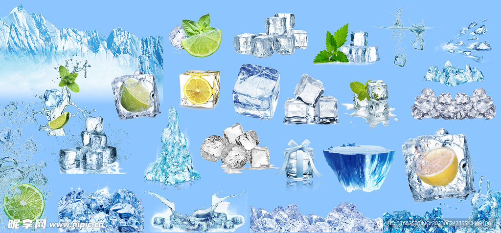 高清冰块元素合集