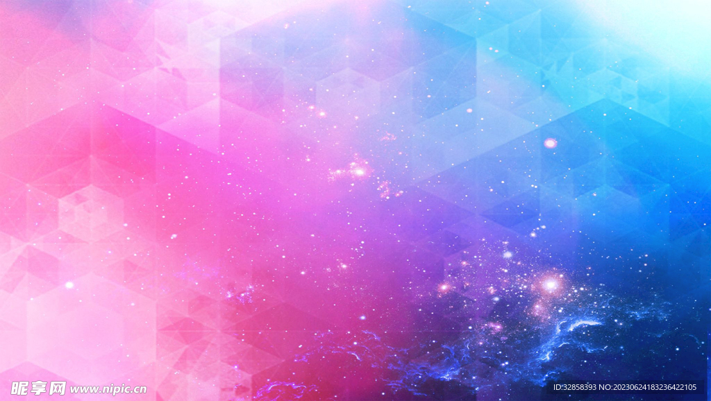 炫彩几何抽象背景