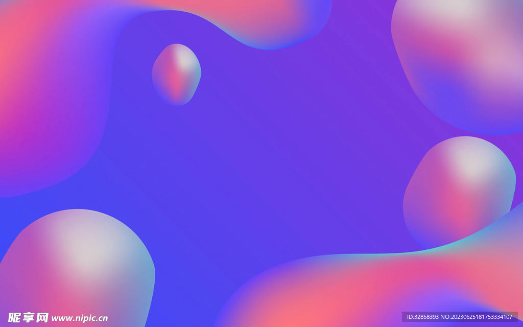 紫色渐变3d炫彩抽象扭曲背景