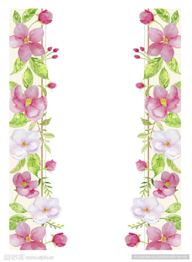 花朵边框