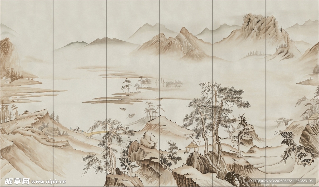 水墨画背景