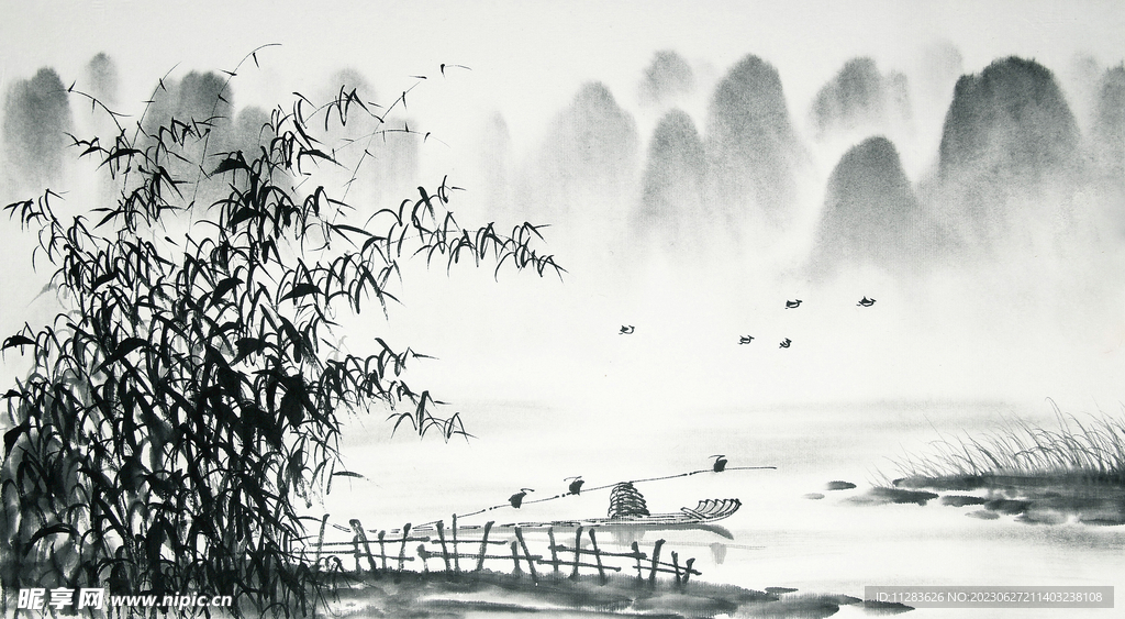 水墨画背景