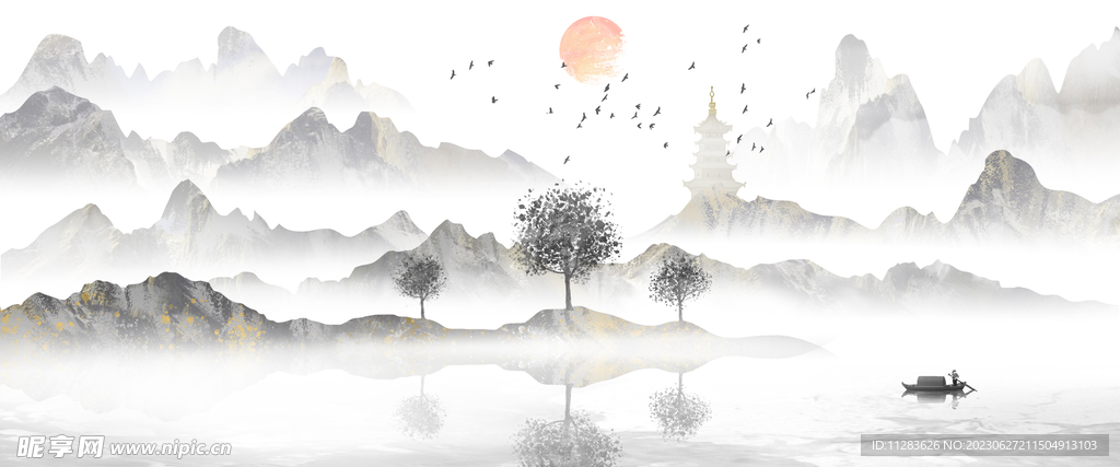 水墨画背景