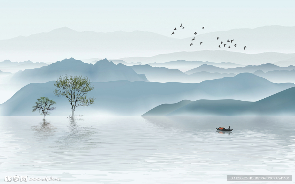 水墨画背景