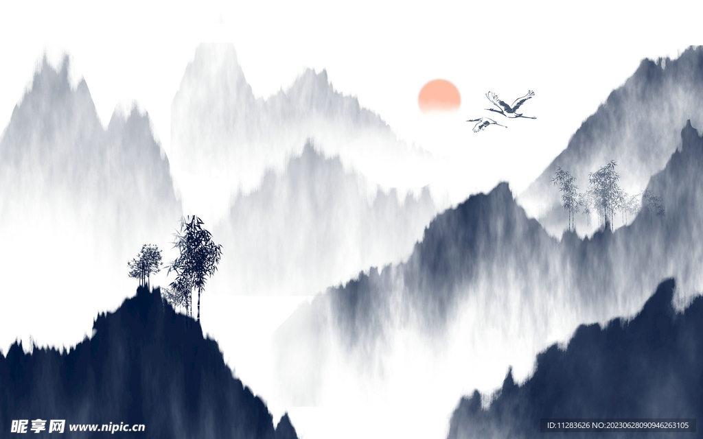 水墨画背景