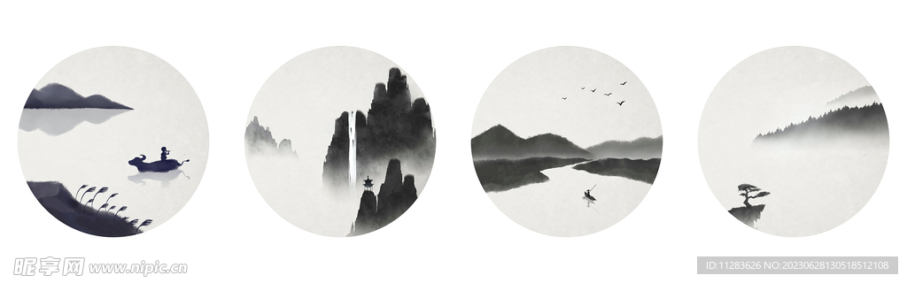 国画水墨背景