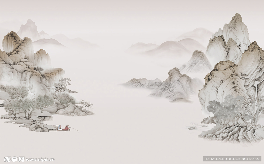 国画水墨背景
