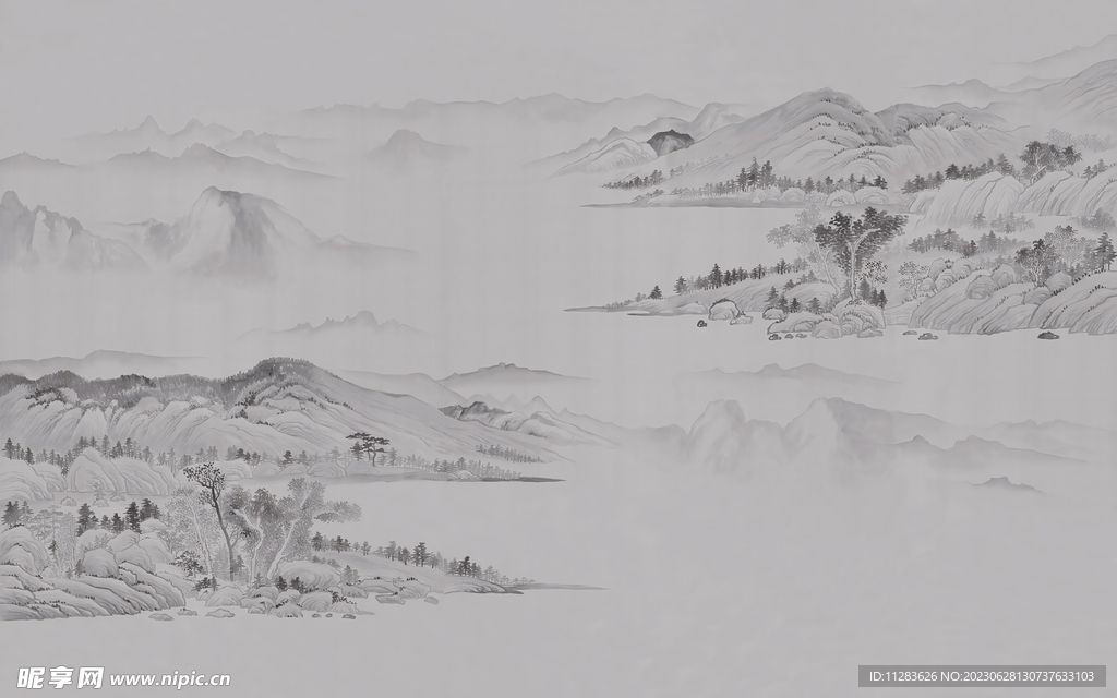 国画水墨背景
