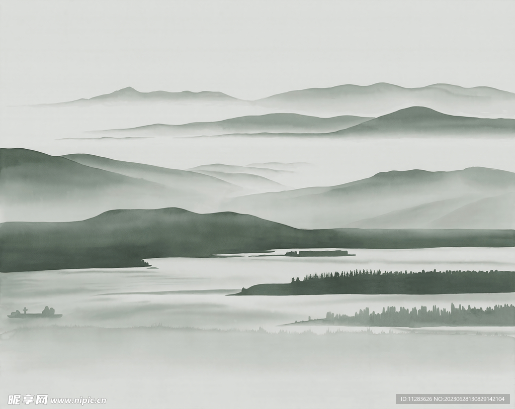 国画水墨背景