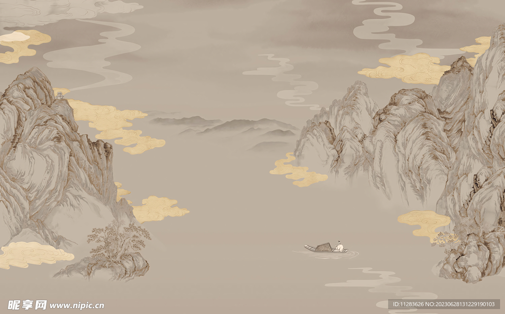 国画水墨背景