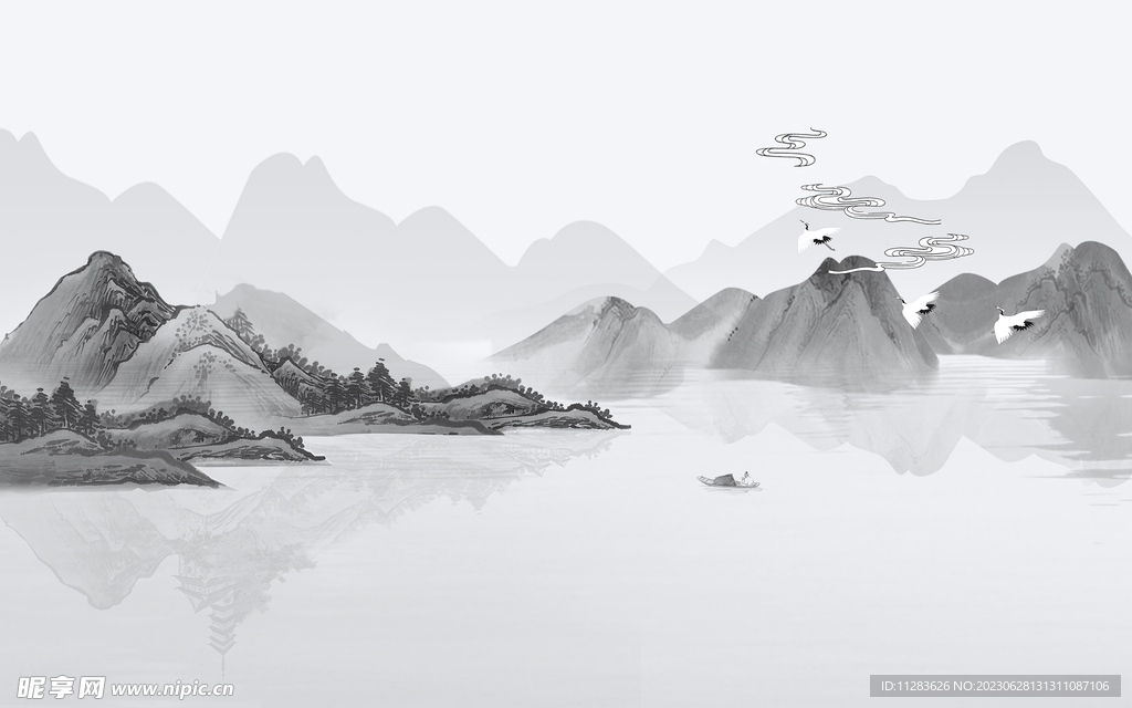国画水墨背景
