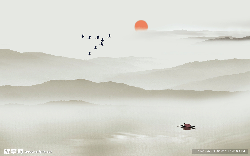 国画水墨背景