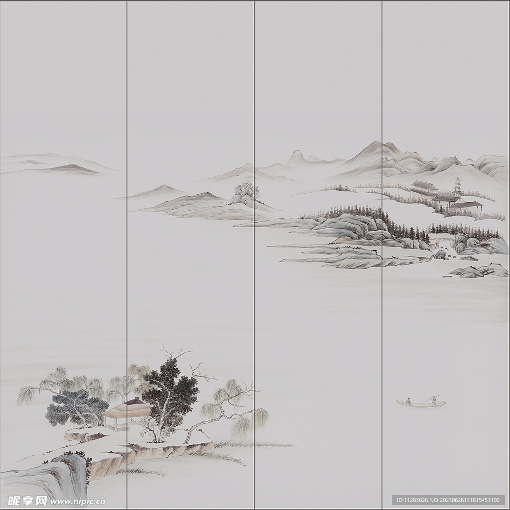 国画水墨背景