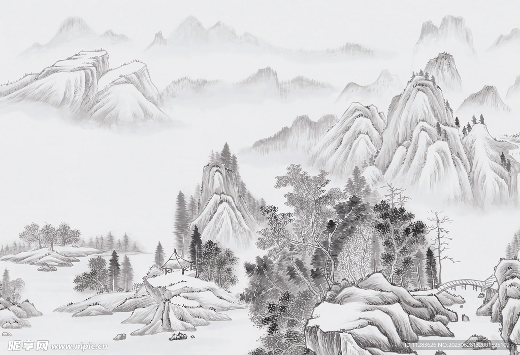 国画水墨背景