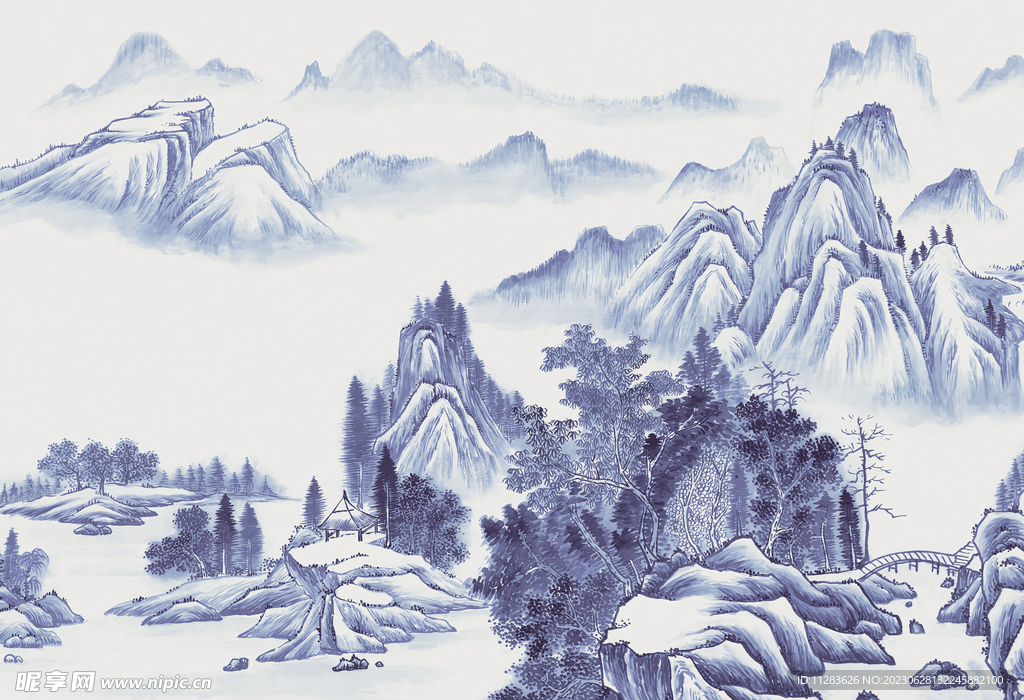国画水墨背景