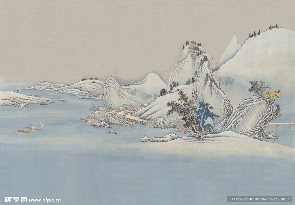 国画水墨背景