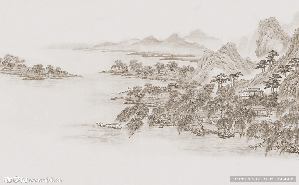 国画水墨背景