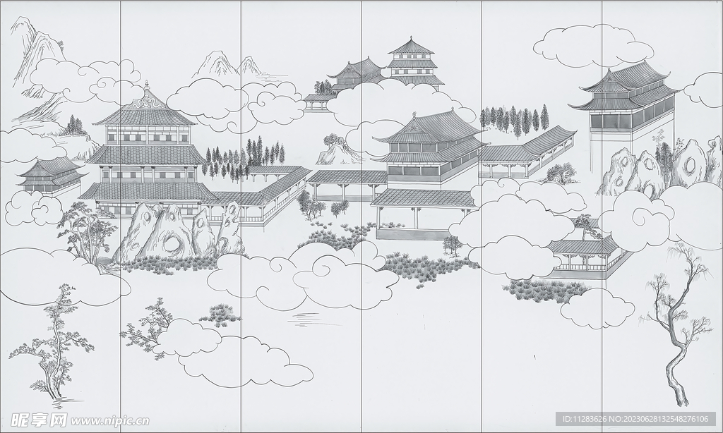 国画水墨背景