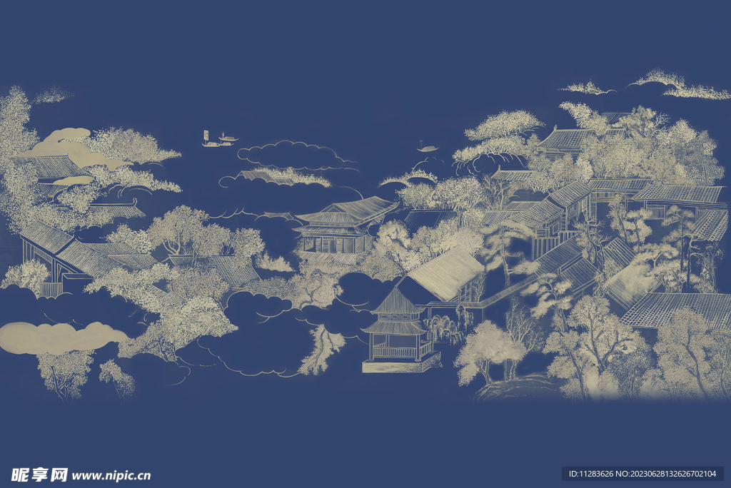 国画水墨背景