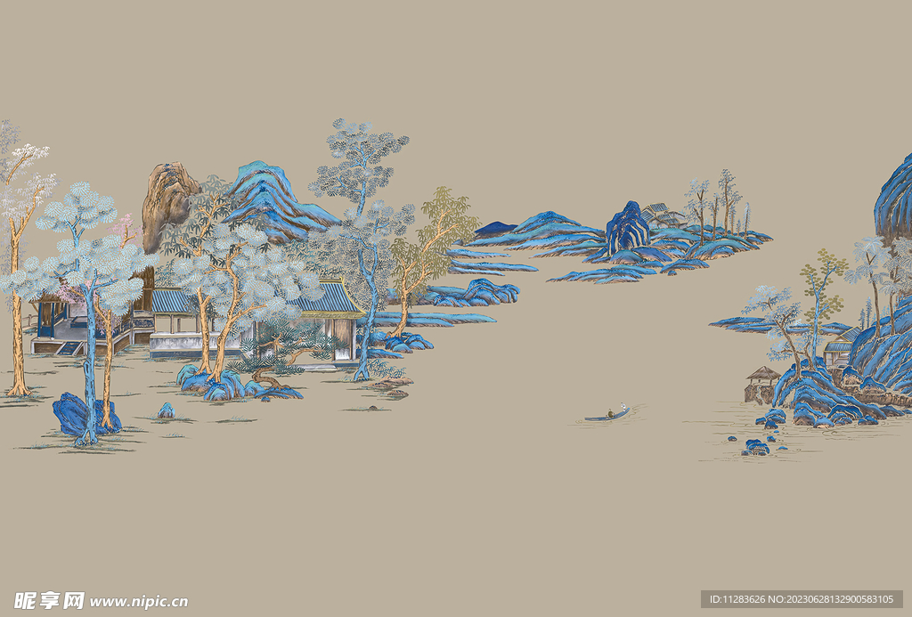 国画水墨背景