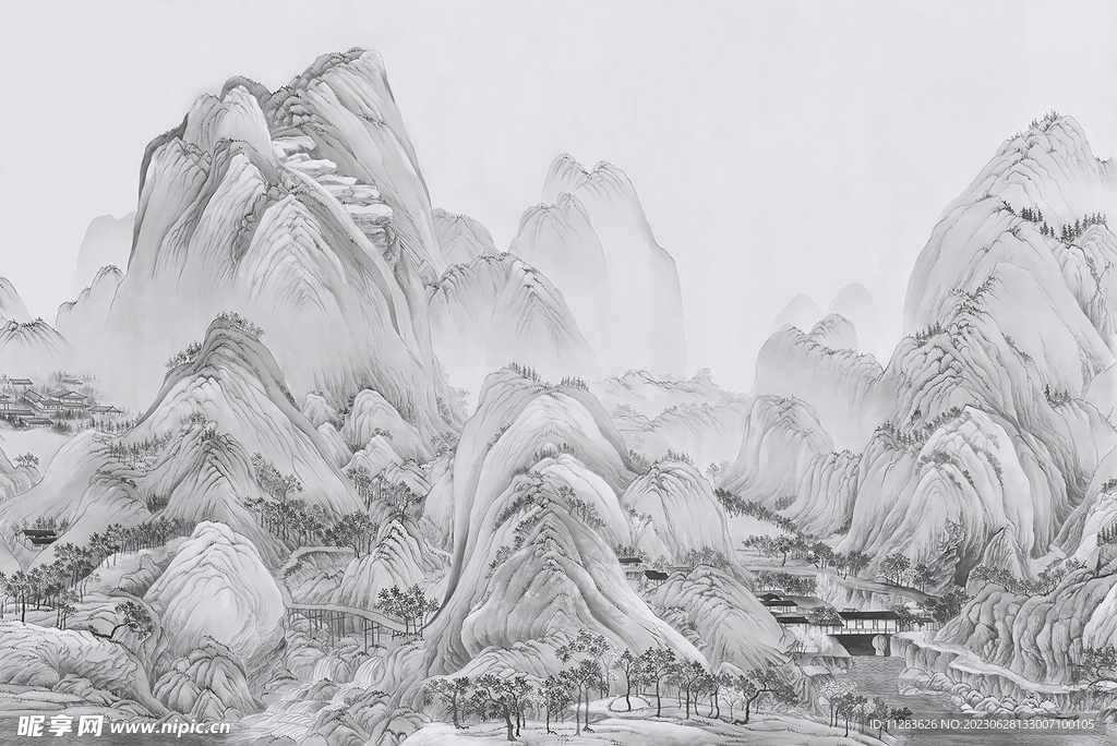 国画水墨背景