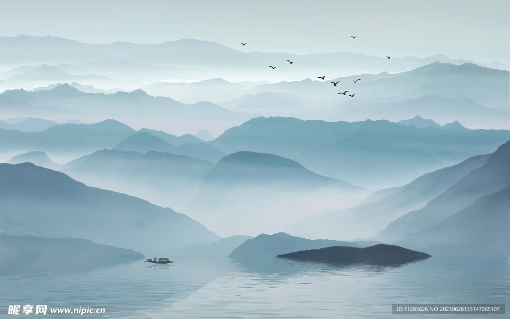 国画水墨背景