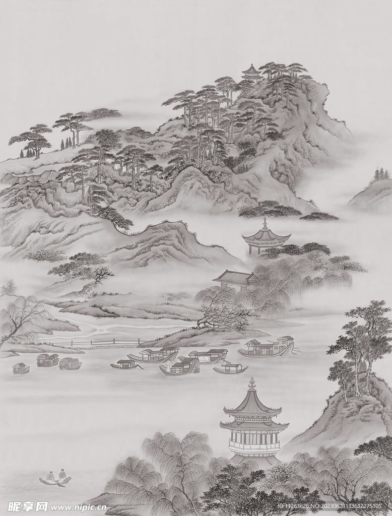 国画水墨背景