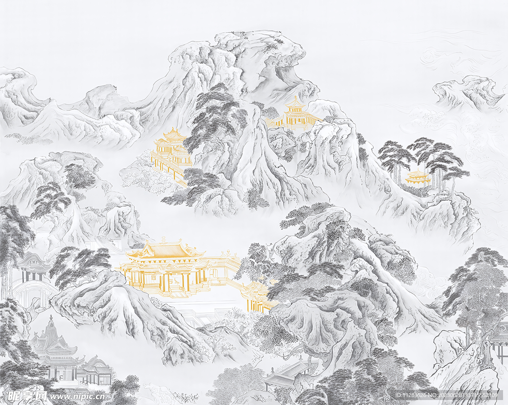 国画水墨背景