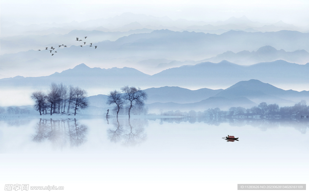 国画水墨背景