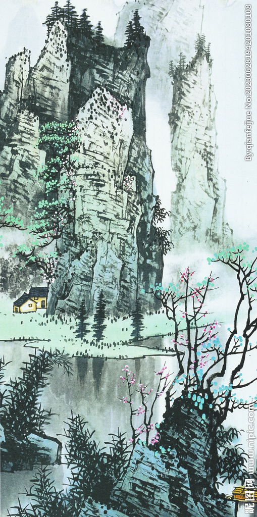水墨山水画