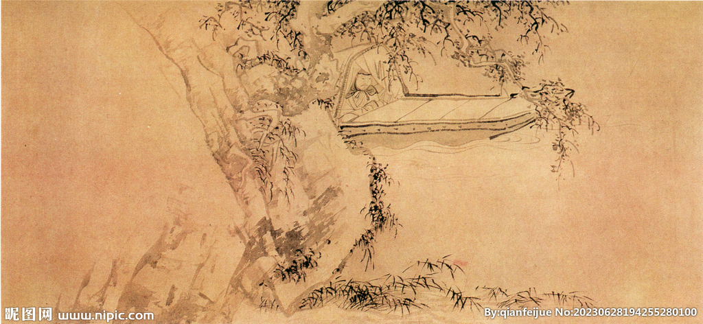 水墨山水画