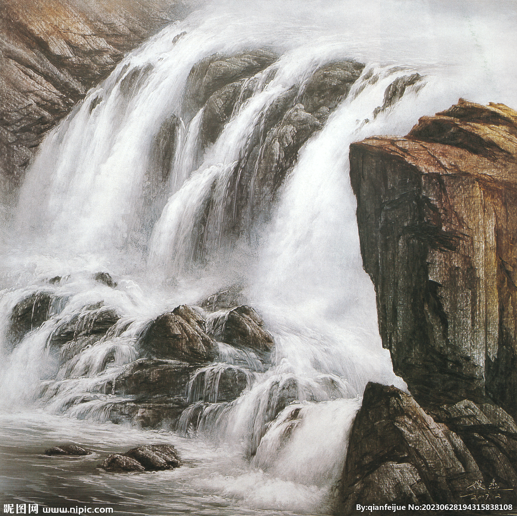 水墨山水画