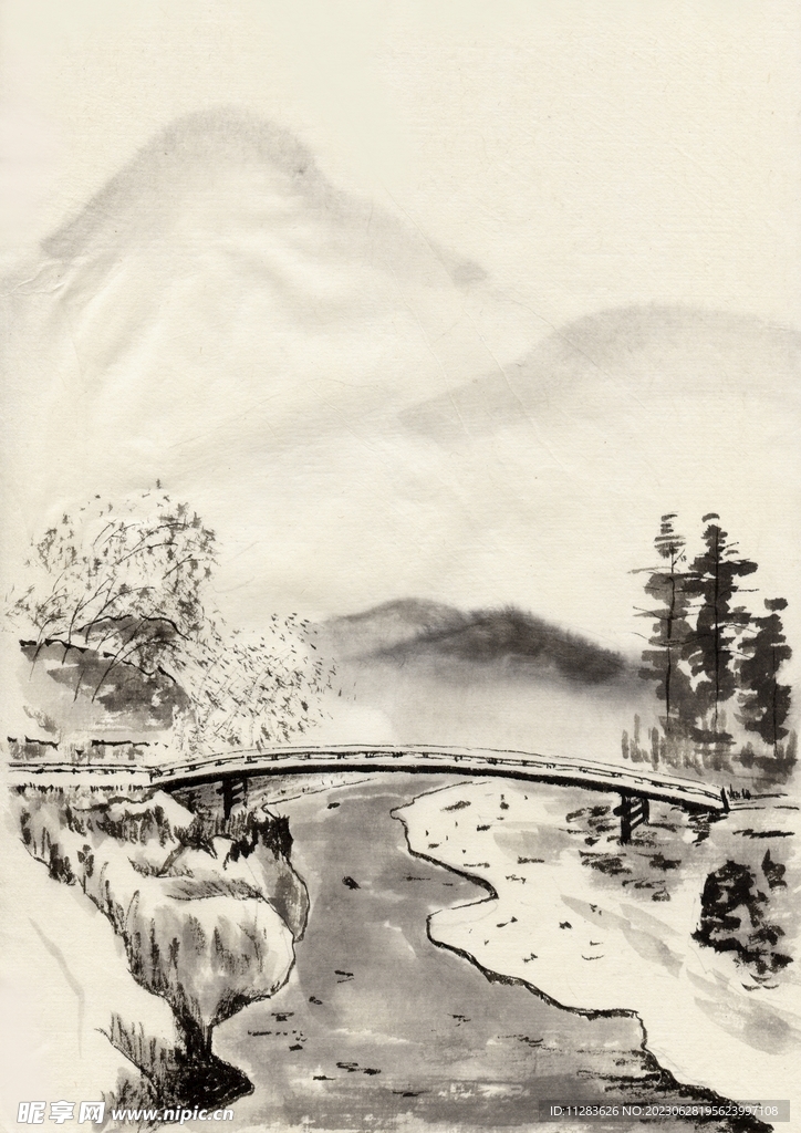 水墨画